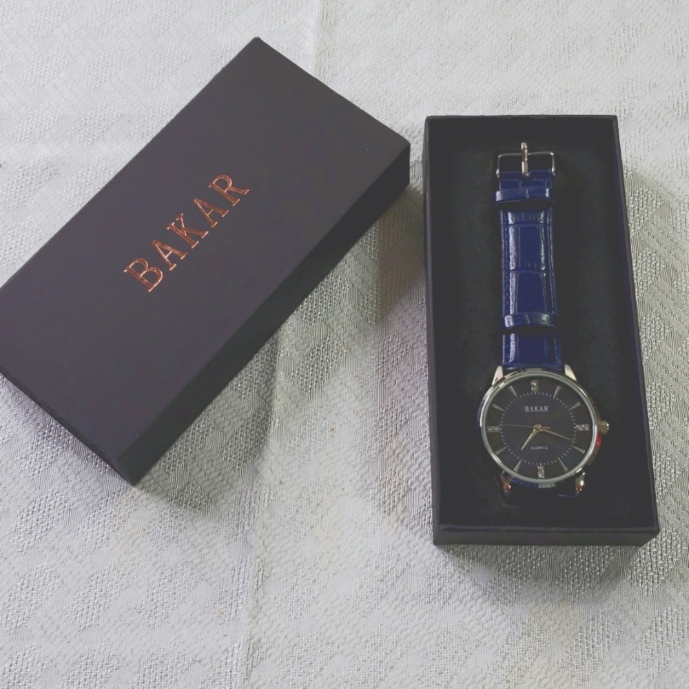 Men's Bakar Quartz watch NIB‎